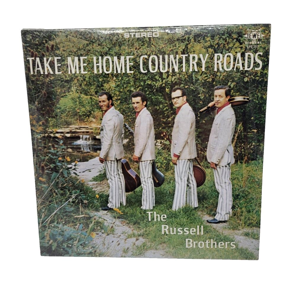 The Russell Brothers Take Me Home Country Roads Vinyl LP Bluegrass Sealed